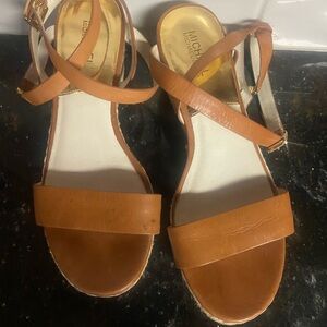Michael Kors Brown Strappy Sandals